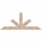 Ekena Millwork Saratoga Smooth Timber Gable Bracket, Douglas Fir, 72"W x 30"H x 5 1/2"D x 5 1/2"F, 10/12 Pitch GBW072X30X0606SAR00SDF - alternate 1